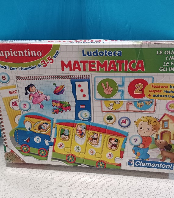 GIOCO SCATOLA SAPIENTINO MATEMATICA 3-5 ANNI