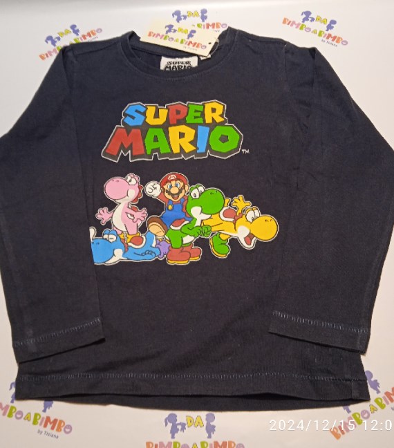 MAGLIA SUPER MARIO 5/6 ANNI