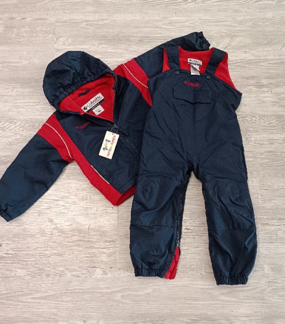 COMPLETO NEVE PIUMINO+PANTALONE COLUMBIA 4 ANNI