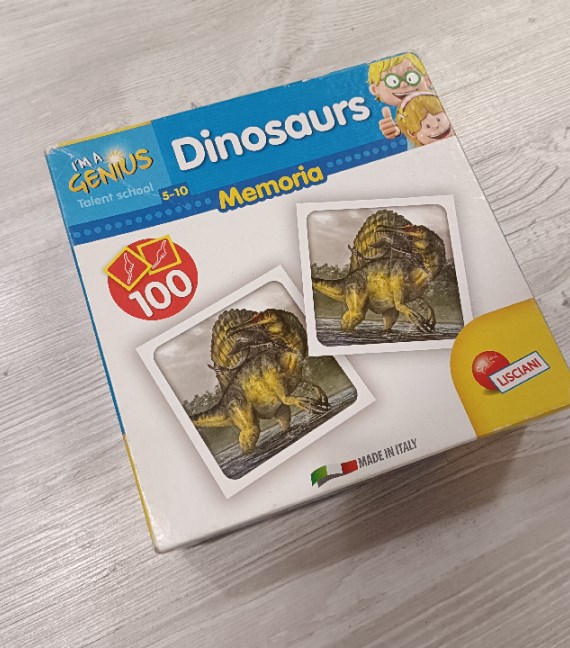 GIOCO MEMORY DINOSAURI (MANCANO 2 COPPIE)