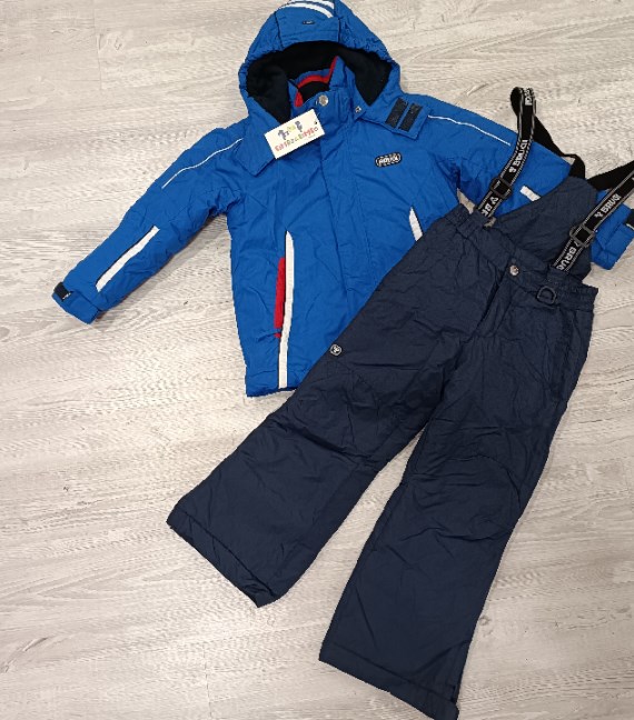 COMPLETO NEVE BRUGI PIUMINO+PANTALONE 6/7 ANNI