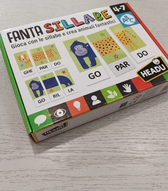 GIOCO SCATOLA HEADU FANTA SILLABE