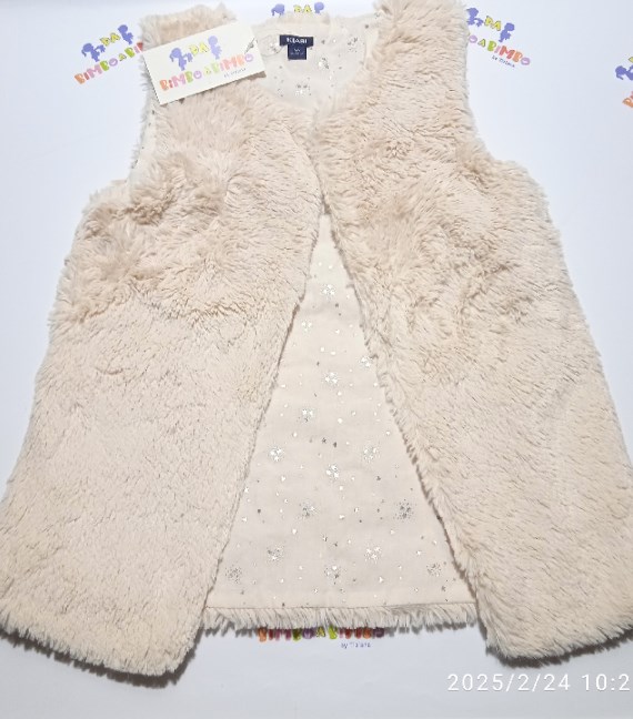 GILET PELLICCIA ECOLOGICA 6 ANNI