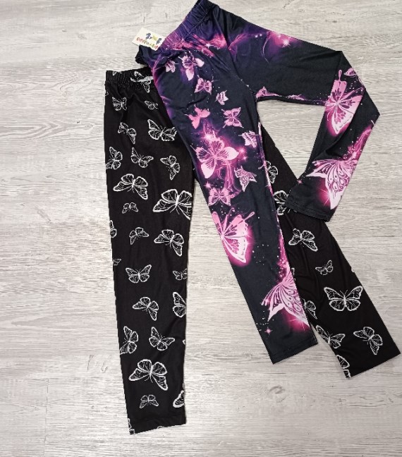 2 PAIA LEGGINS 8/9 ANNI