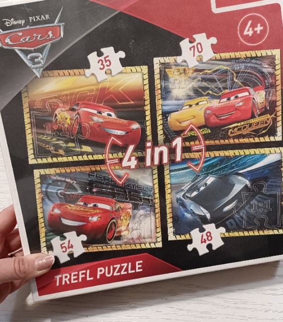 4 PUZZLE CARS NUOVO!